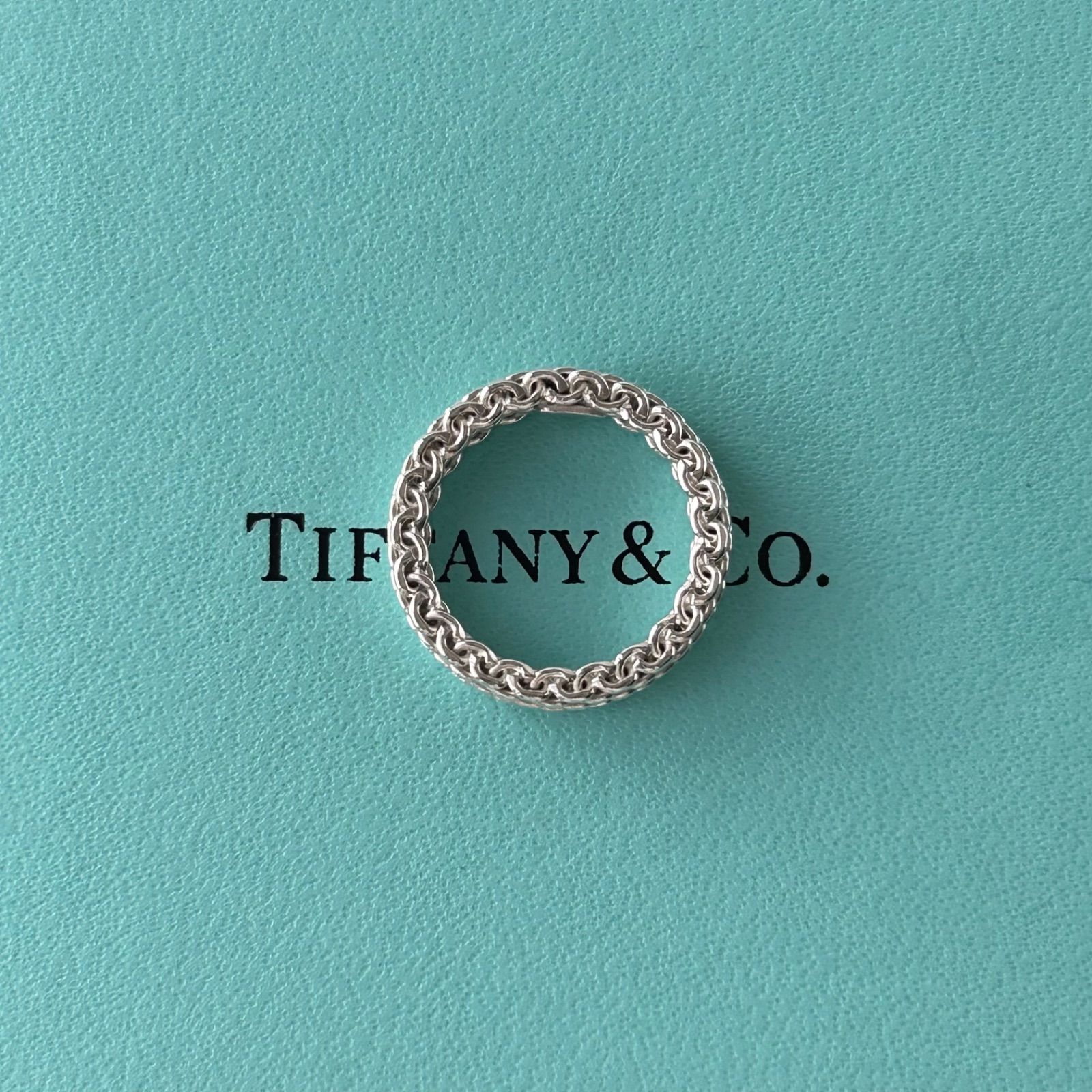 TIFFANY ティファニー サマセット メッシュ リング Ag925 はな様