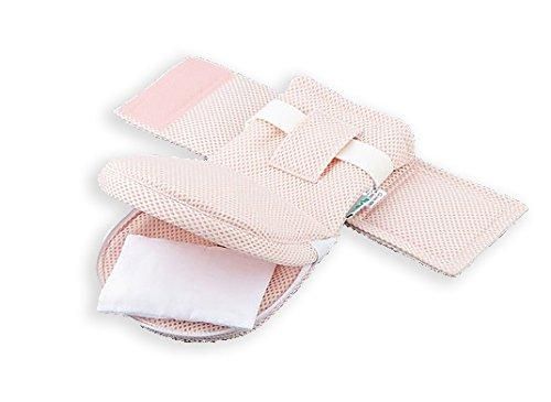 【新品・2営業日で発送】アズワン まもっ茶手(抜管防止ミトン) M メッシュ・ピンクTMM-MP31
