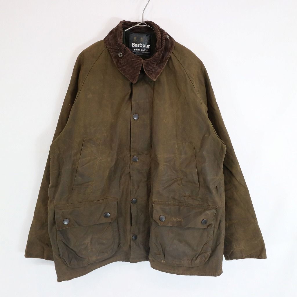 古着　barbour BEDALE 50 カーキ　オイルドジャケット Barbour バブアー BEDALE ビデイル オイルドジャケット ユーロ