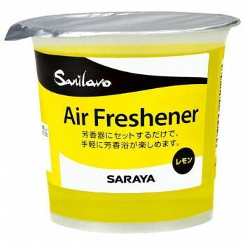 サラヤ 芳香剤 エアフレッシュナーレモン 150g×12入 45124