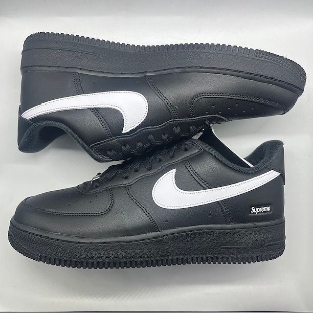 ナイキ　シュプリーム　af1 28センチ　ブラック NIKE AIR FORCE 1 LOW / SUPREME BLACK × RED ナイキ エア