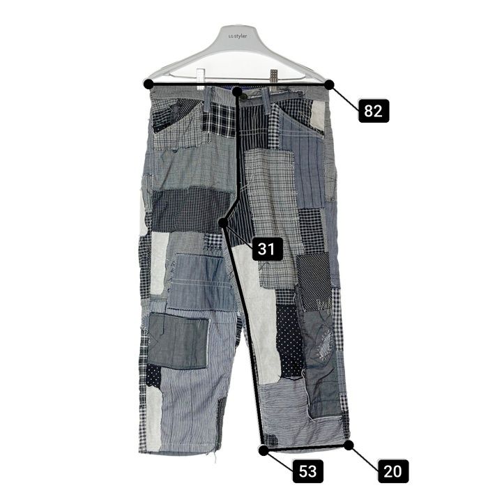 【コムデギャルソン】パッチワークマフラー ☆JUNYA WATANABE COMME des GARCONS MAN ジュンヤワタナベ