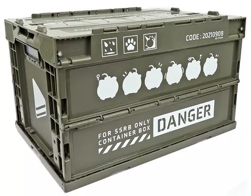 ホロライブ 獅白ぼたん コンテナボックス 開封済み美品 獅白ぼたん