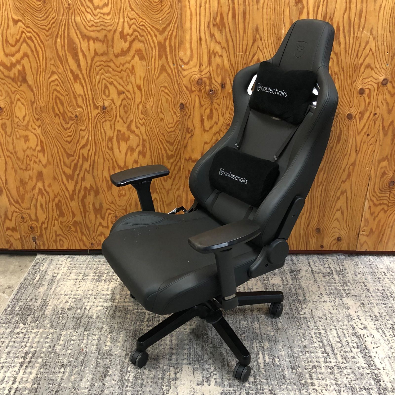 ▲ げ交渉 noblechairs ノーブルチェア EPIC エピック BLACK EDITION ブラック ゲーミングチェア 直接引き取り 横浜市保土ヶ谷区今井町