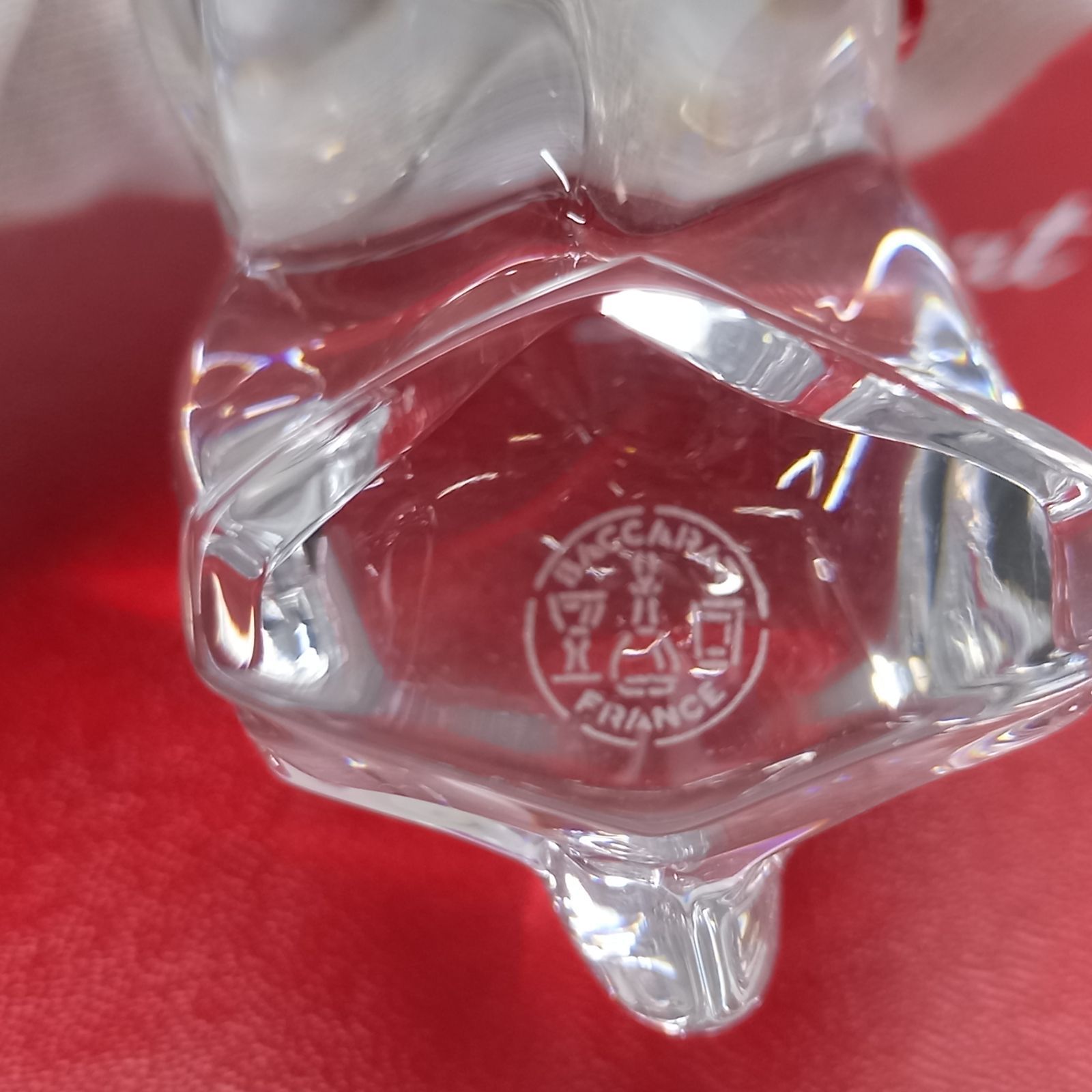 バカラ 干支シリーズ 羊 置物 クリスタル オーナメント フィギュ