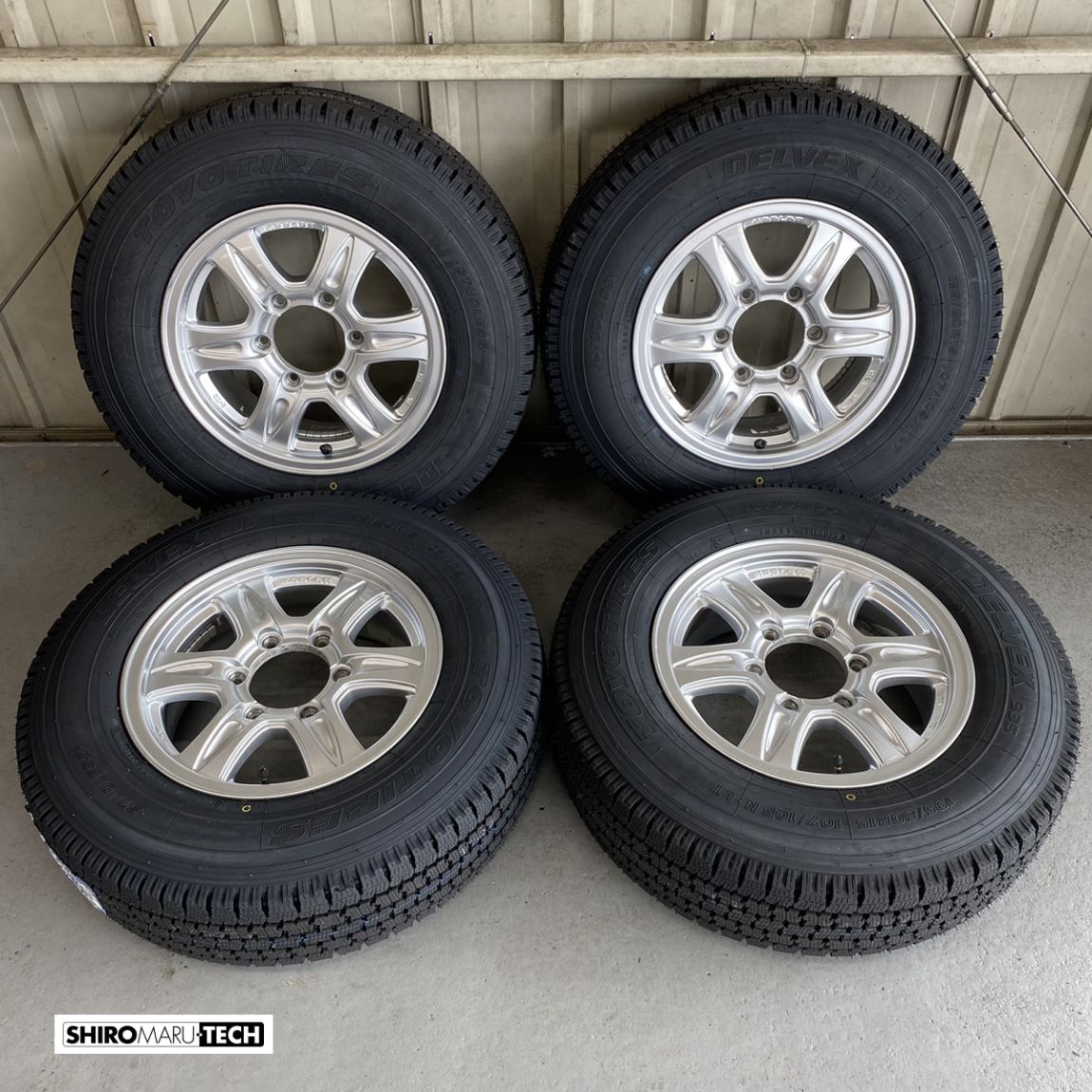 国内正規品】新品タイヤ 195/80R15 107/105N TOYO トーヨー DELVEX 935 中古ホイール 15インチ 6.0J +33  6H 139.7 スタッドレス タイヤ タイヤホイールセット 2023年製造 ハイエース【在庫品】 - メルカリ