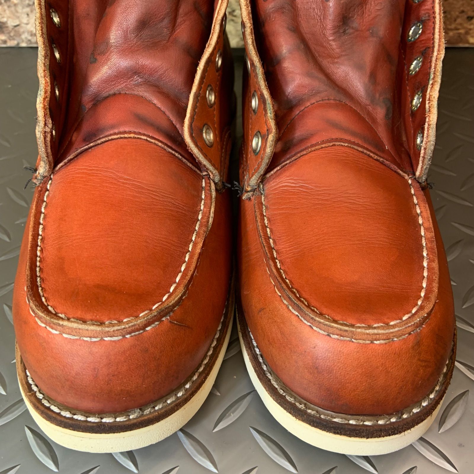 ☆REDWING 8875 モックトゥワークブーツ 刺繍羽タグ 2000年製