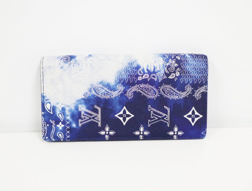 LOUIS VUITTON / モノグラムバンダナ ポルトフォイユブラザ 長財布