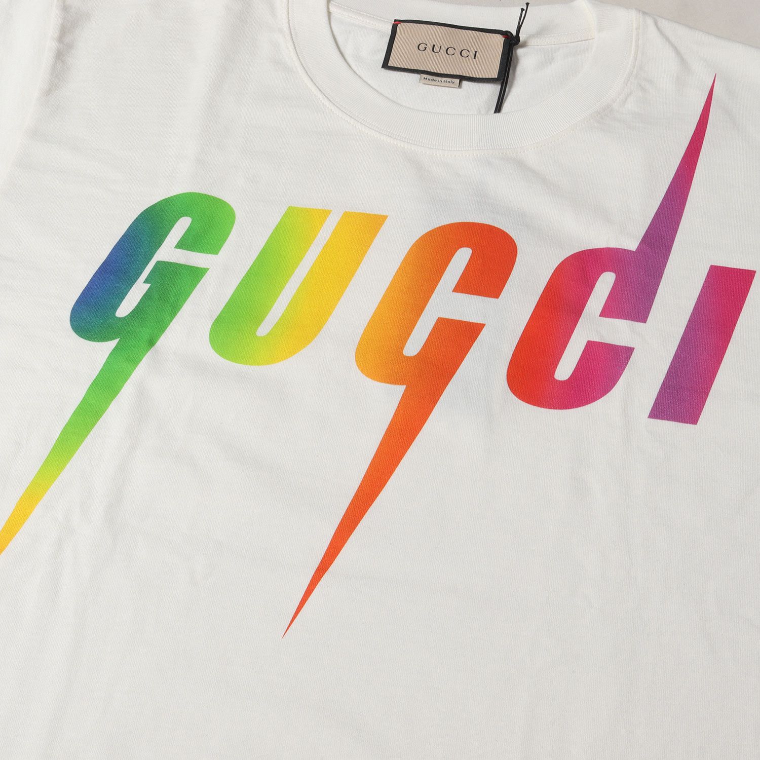 新品 GUCCI グッチ Tシャツ サイズ:XS 現行モデル マルチカラー