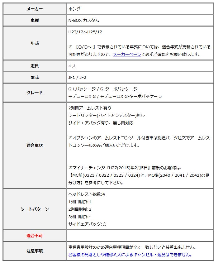 ストリームステッチ N-BOX