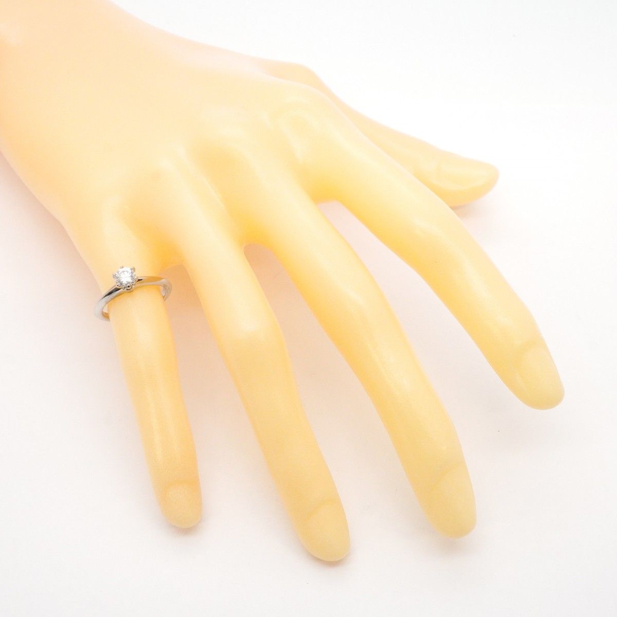 5jmb0031 ティファニー リング ソリティア 1PD Pt950 プラチナ ダイヤモンド 0.40ct 6号 レディース SIROKUMA-CORPORATION_COM