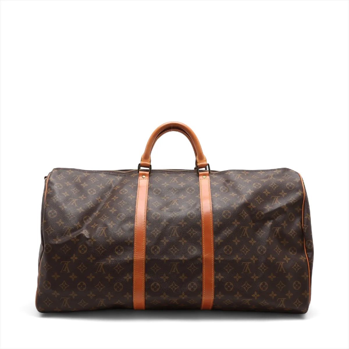 ルイヴィトン モノグラム キーポル バンドリエール 60 M41412 レザー 2WAY ボストン バッグ ショルダー 本革 メンズ EME CW62-3