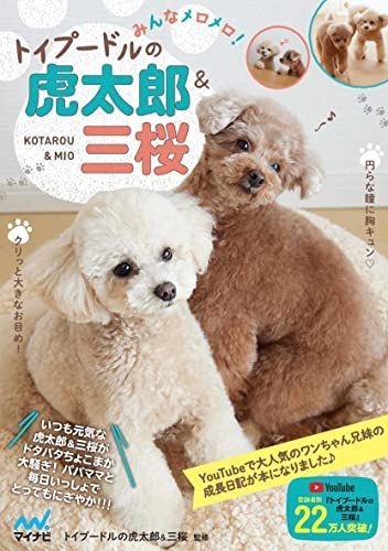 特典付き】みんなメロメロ！トイプードルの虎太郎＆三桜 - メルカリ