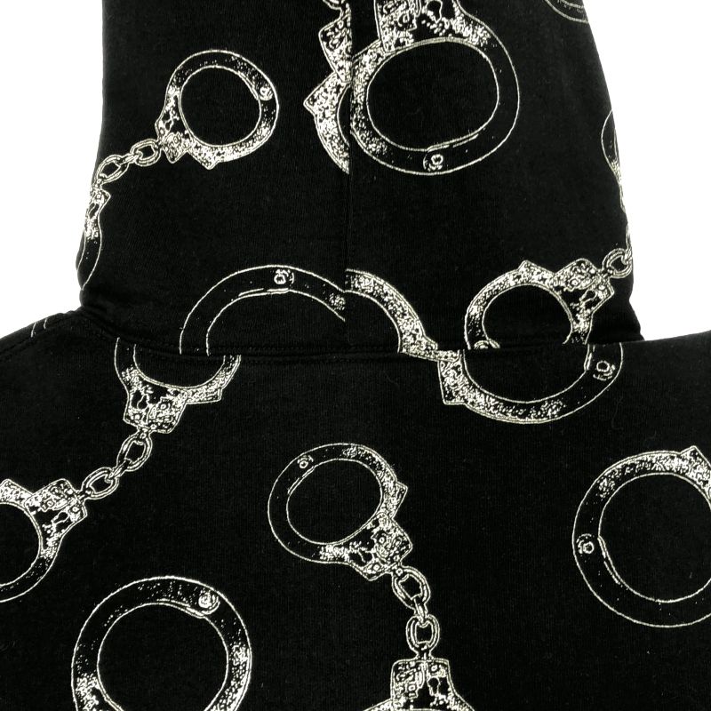 中古】Supreme 17FW Handcuffs Hooded Sweatshirt パーカー M ブラック 