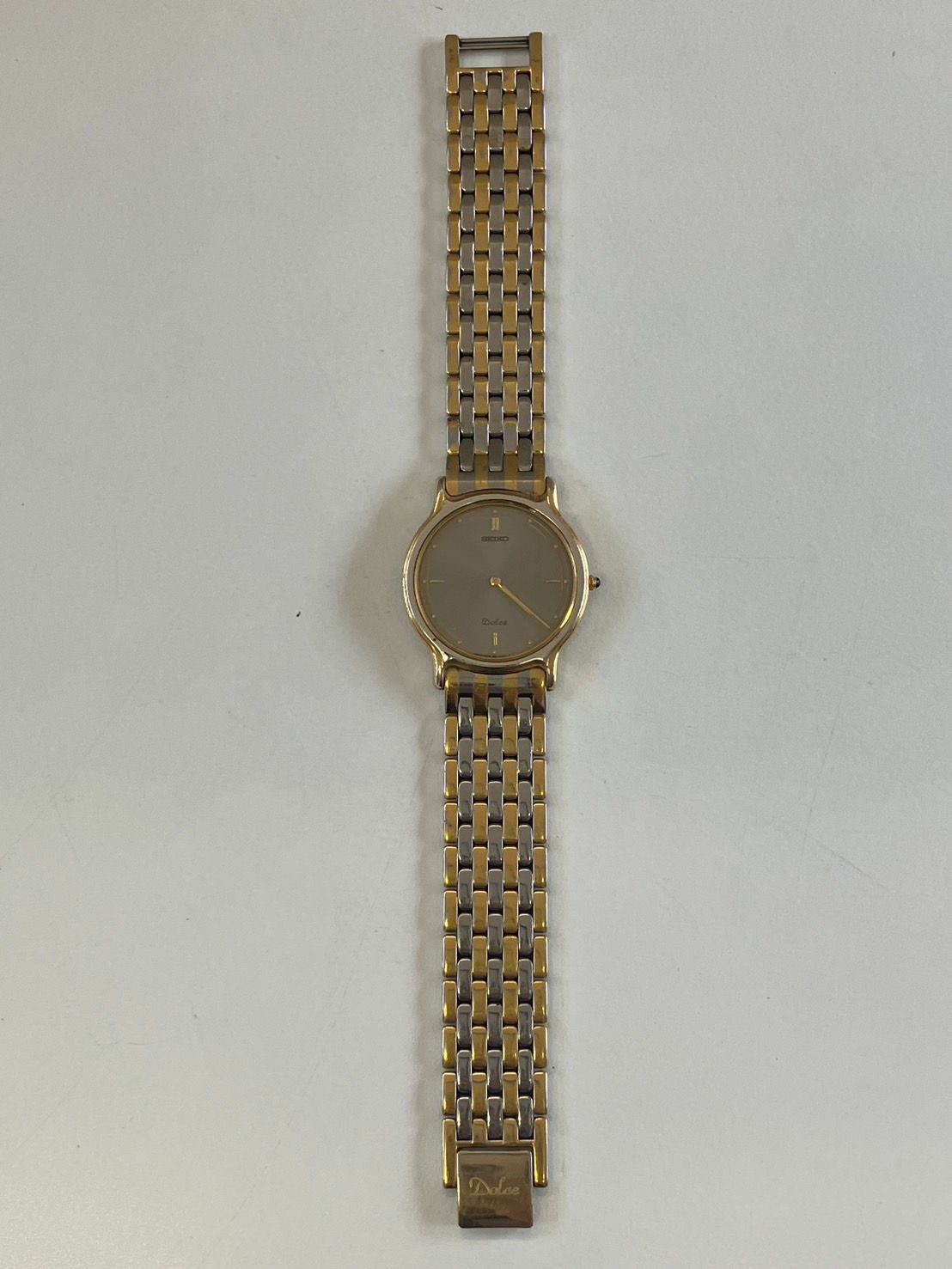 SEIKO セイコー DOLCE ドルチェ 腕時計 9530-6000 クォーツ QZ グレー文字盤 メンズ 現状品
