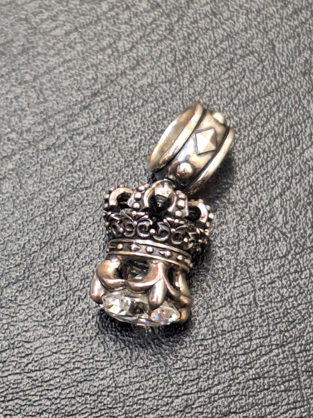 N 値下げ中【中古 コラボ品】⑨ Justin Davis ジャスティン デイビス J×U シルバーアクセサリー SV925 ネックレストップ 石付