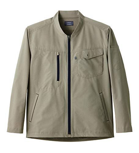 ベージュ_LL [カーシーキャリーン] CAREAN CSU181 COOL DOTS 長袖ブルゾン ベージュ LL