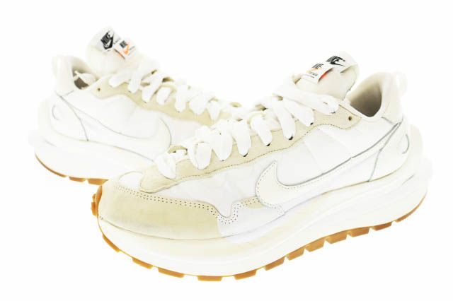 ナイキ NIKE ×sacai サカイ VAPORWAFFLE White Gum ヴェイパー ワッフル DD1875-100 26.5 ホワイトガム ブランド古着ベクトル 中古250218