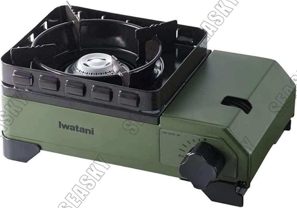 イワタニ カセットコンロ カセットフー タフまるジュニア Jr. オリーブ CB-ODX-JR iwatani 岩谷 カセットガス カセットボンベ キャンプ アウトドア