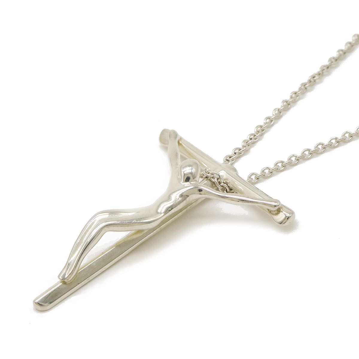 TIFFANY&Co. ティファニー エルサペレッティ クロスフィックス ロザリオ 十字架 ネックレス ペンダント SV925 Ag925 シルバー