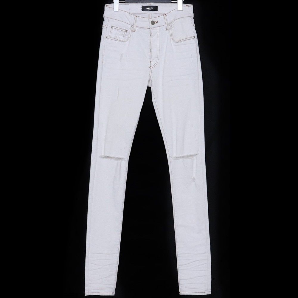 AMIRI ホワイト スキニージーンズ 28