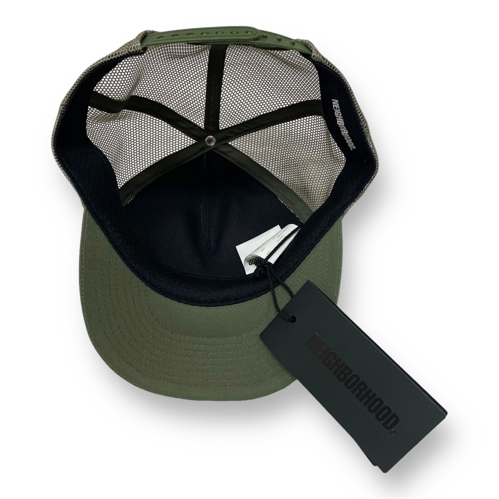 NEIGHBORHOOD LOGO PRINT MESH CAP キャップ 日本製 NEIGHBORHOOD ネイバーフッドMESH メッシュキャップ CAP