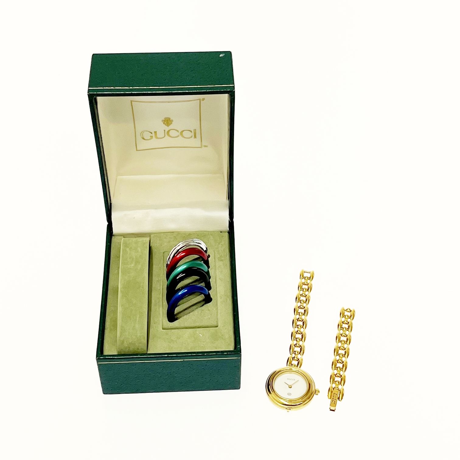GUCCI チェンジベゼル時計空箱 GUCCI チェンジベゼル ウォッチ | シルバー - LAYER VINTAGE