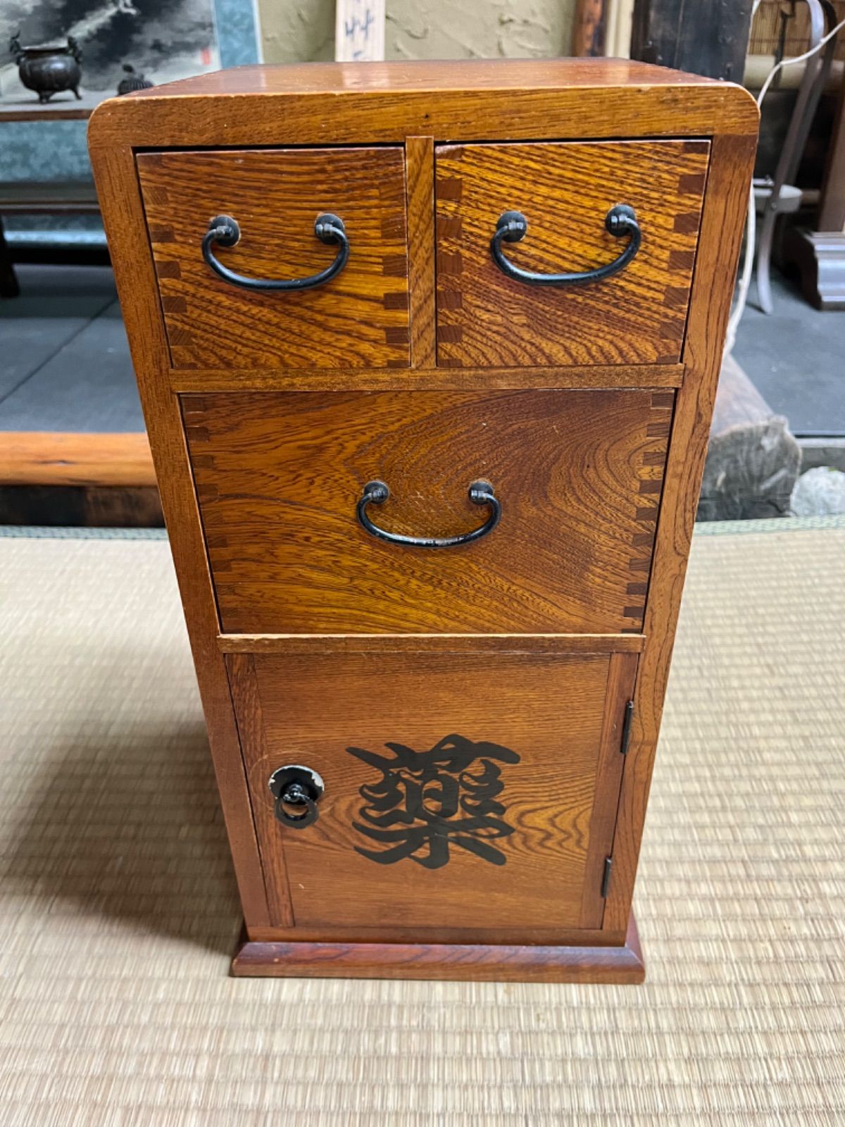 日本製 チェスト タンス 120cm幅 ローチェスト 完成品 チェス