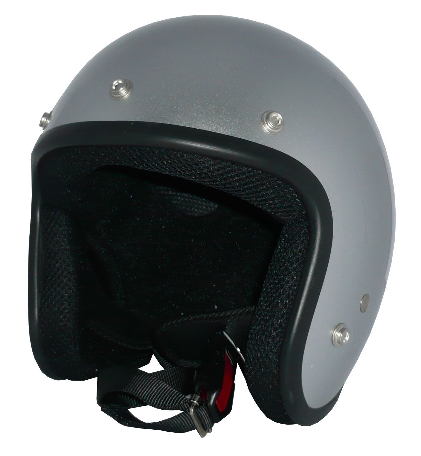 新品！ ZK-380スモールジェット【メタリックシルバー】+スモークミラーバブル（劣化防止UVカット＆キズに強いハードコート加工済）SG公認 PSC認可 全排気量対応 盗難防止金属ホルダー 社外シールド装着可能！フリーサイズ(57～60㎝) 