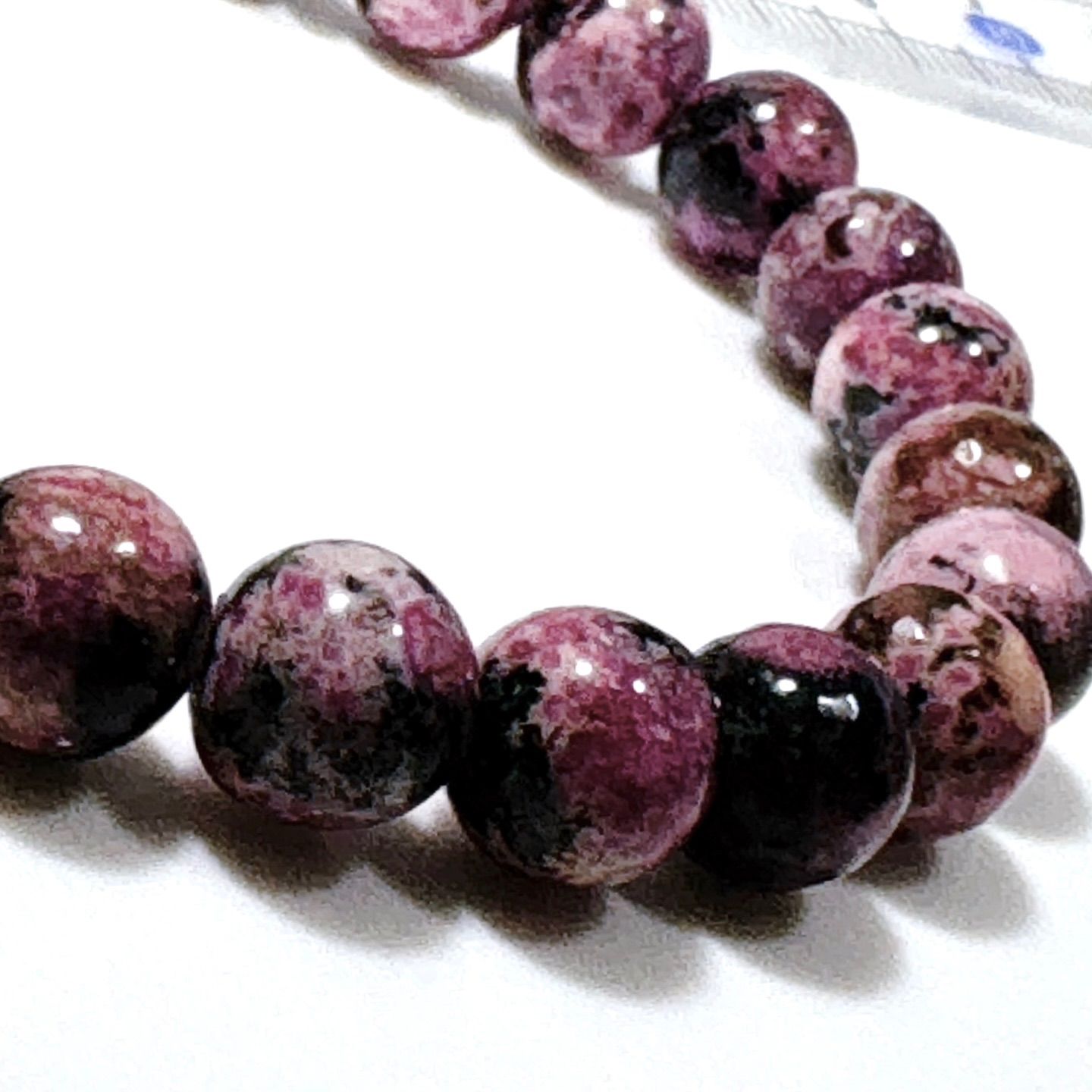 ピンクスギライトブレスレット杉石ブレスレットNO25-2376鑑別付き