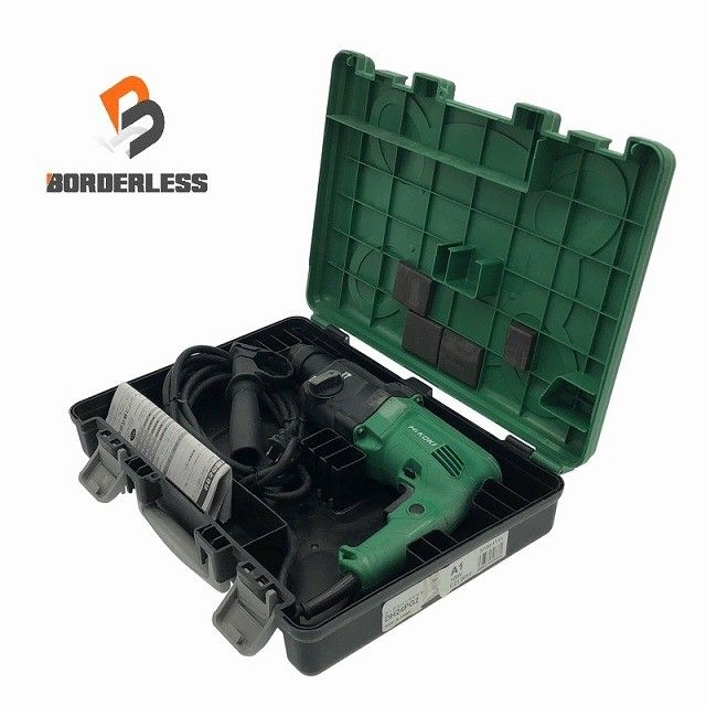 品 HiKOKI ハイコーキ 100V 24mm ロータリハンマドリル DH24PG2 ケース付き ロータリーハンマードリル 穴あけ116464
