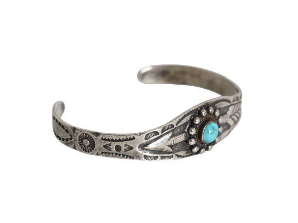 ビンテージ　40s　スワスティカ　ナバホ　サンダーバード　シルバー　バングル 0d75d0e1bf2970f1244c3bbfa5cd95