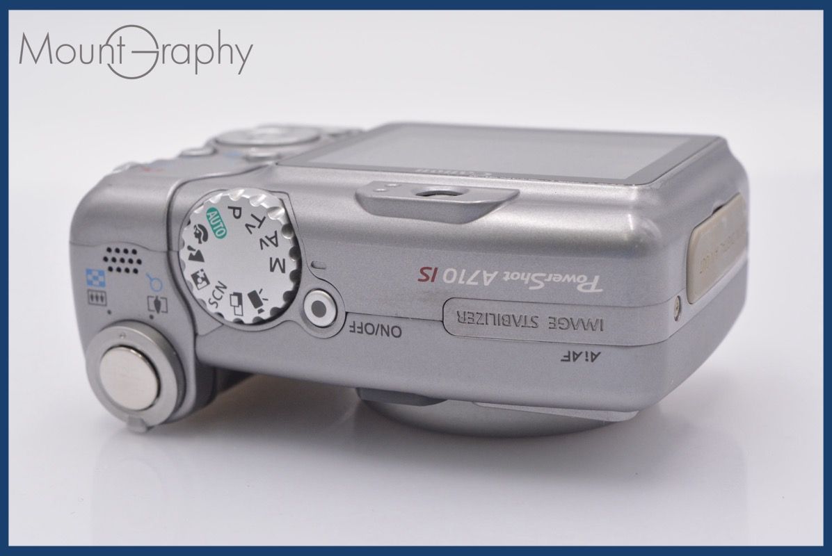 きれい キャノン パワーショット A710 IS 元箱 単三電池 ☆極上美品☆ キヤノン Canon Power Shot A710 IS 6x 単三電池