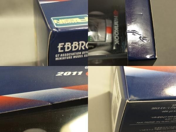 ミニカー 1/43 EBBRO HANKOOK PORSCHE SUPER GT300 2011 - メルカリ