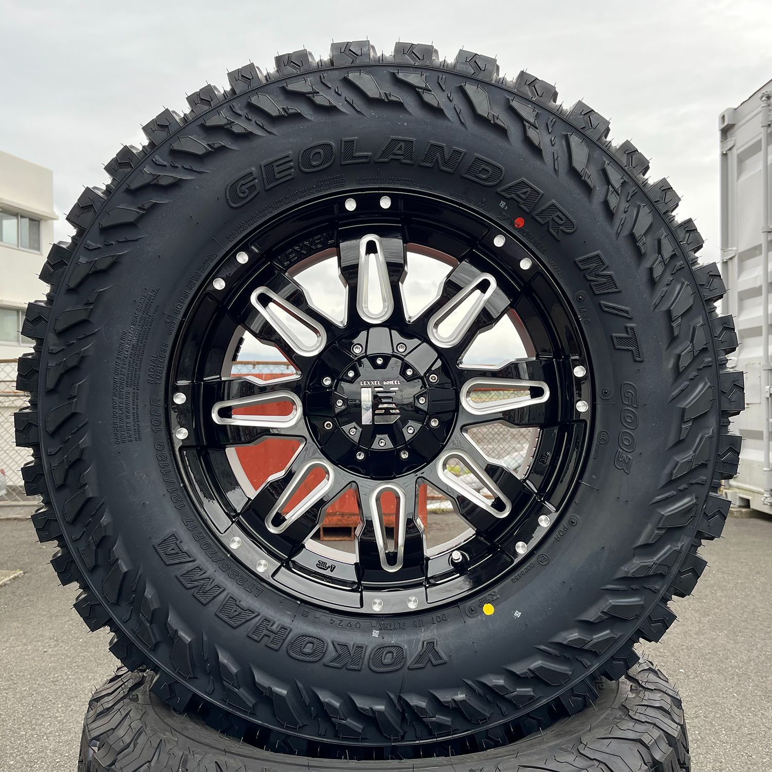 ヨコハマ ジオランダー G003 M/T 265/70R17 285/70R17 Jeep ラングラー JK JL タイヤホイール 17インチ Balano