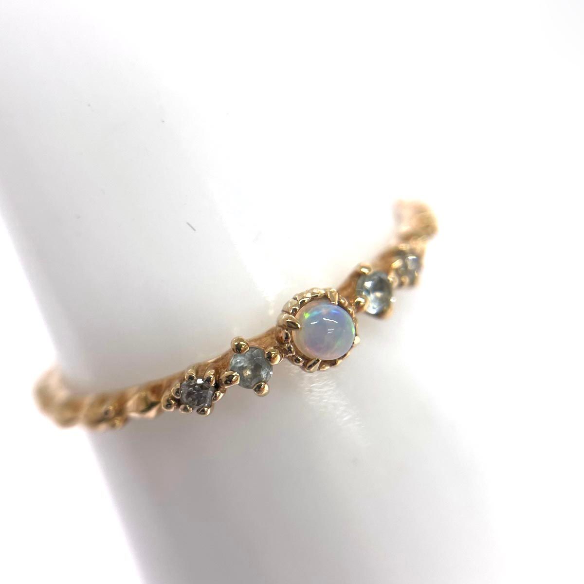 ノジェス リング ダイヤ 7号 K10YG K10ダイヤモンドリング｜リング