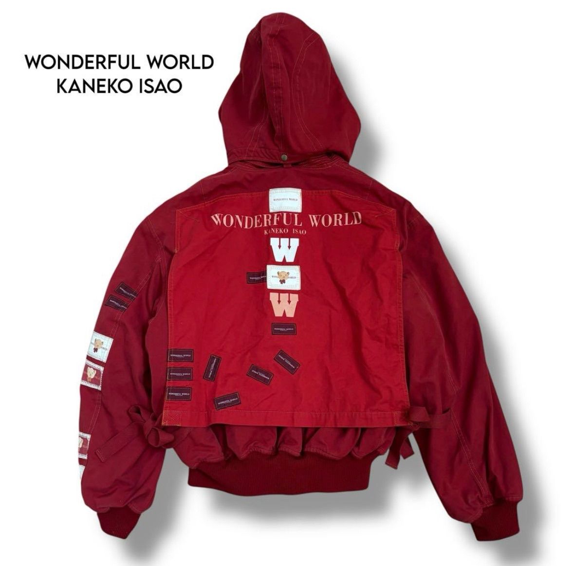 WONDERFUL WORLD KANEKO ISAO ゼッケンブルゾン