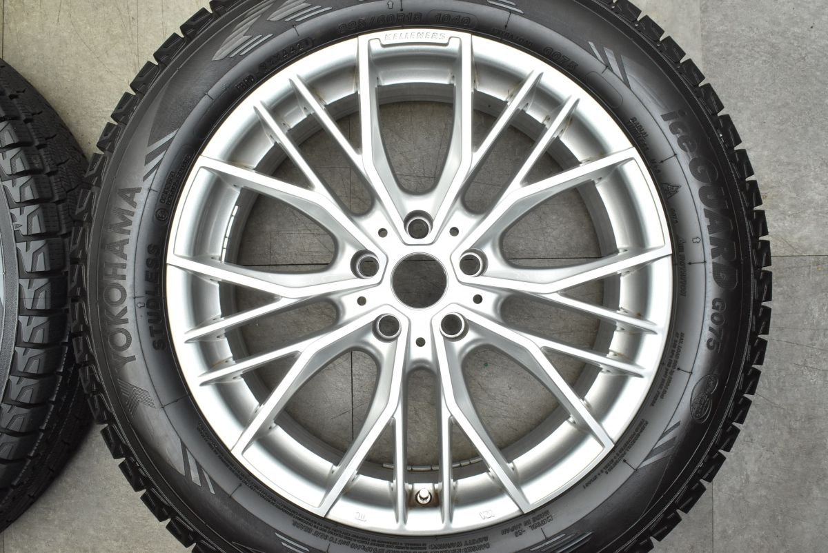 バリ溝】ケレナーズ 18in 7J +22 PCD112 ヨコハマ アイスガード G075 225/60R18 BMW G01 X3 G02 X4  スタッドレス 交換用 送料無料 - メルカリ