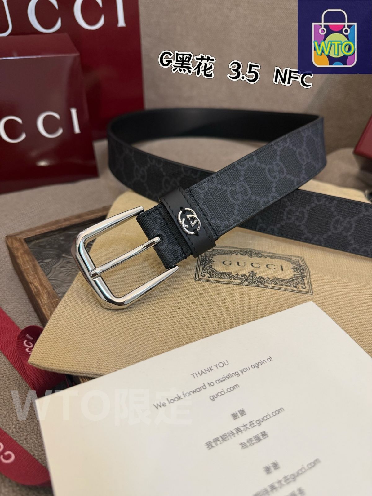 ⭐️極美品⭐️GUCCI ゴールドバックル　レザーベルト　希少デザイン ⭐ 極美品 ✨GUCCI ブラック レザー ベルト 125cm - メルカリ