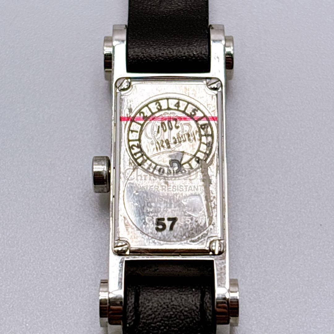 新作，安い 326クリスチャンディオール D104-100 ブラック クォーツ 腕時計