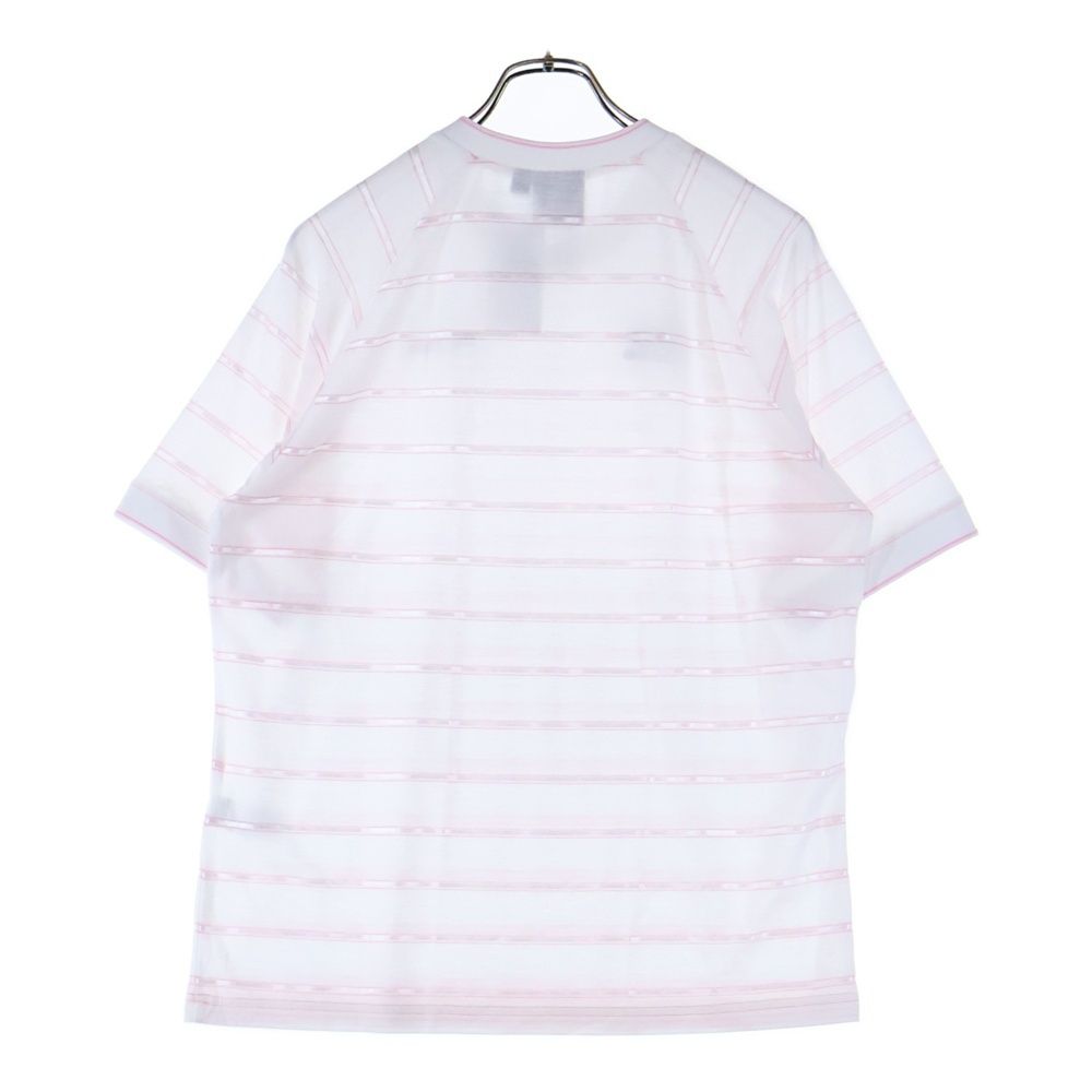 SUPREME シュプリーム 25SS ×UMBRO Stripe Soccer Jersey ストライプ サッカー ジャージ 半袖ゲームTシャツ カットソー ホワイト ピンク