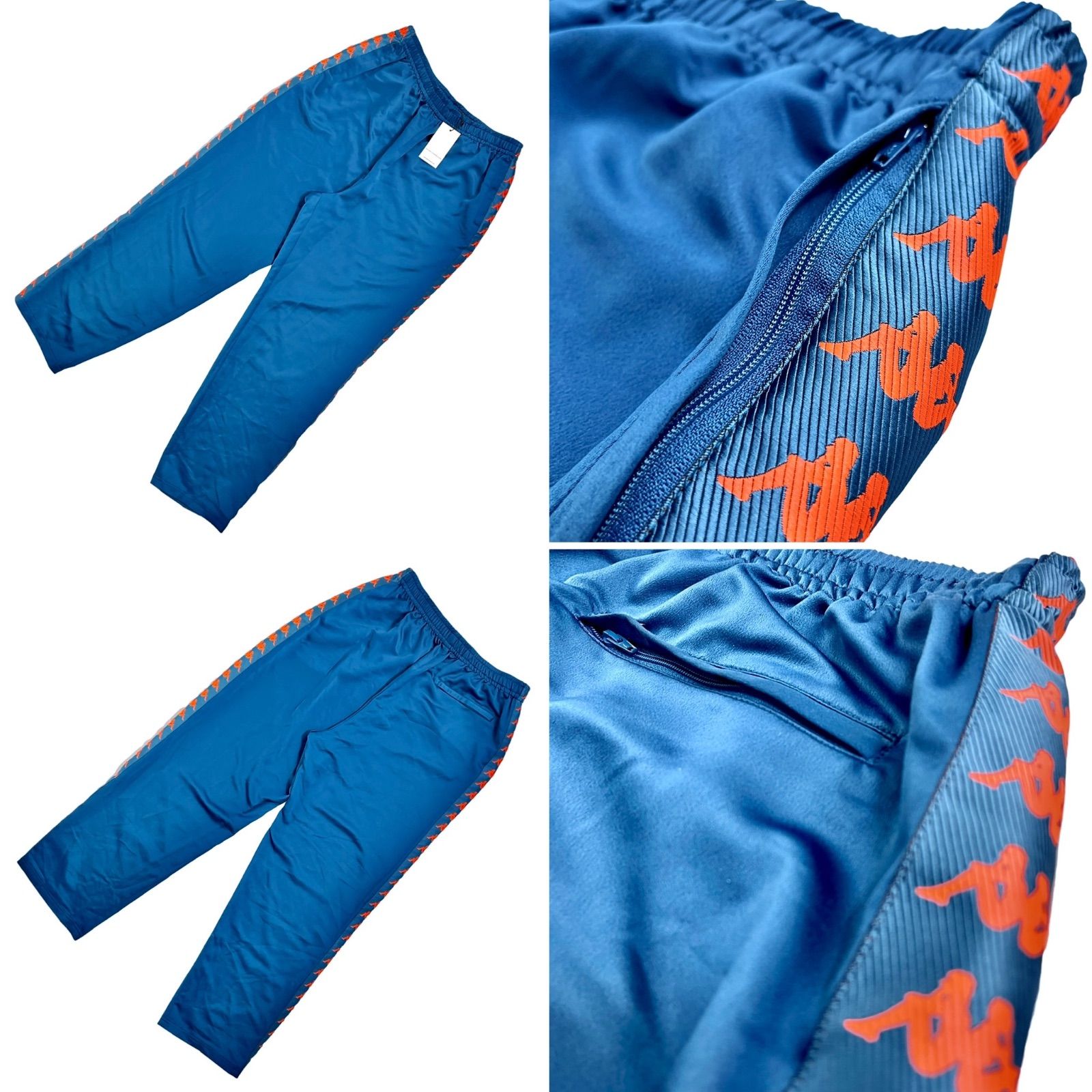 新品 カッパ kappa × フェイスコネクション FAITH CONNEXION コラボ バンダ BANDA テープ ライン ワイド ジャージ トラック パンツ 赤 M Amazon.co.jp: カッパ kappa × フェイスコネクション FAITH