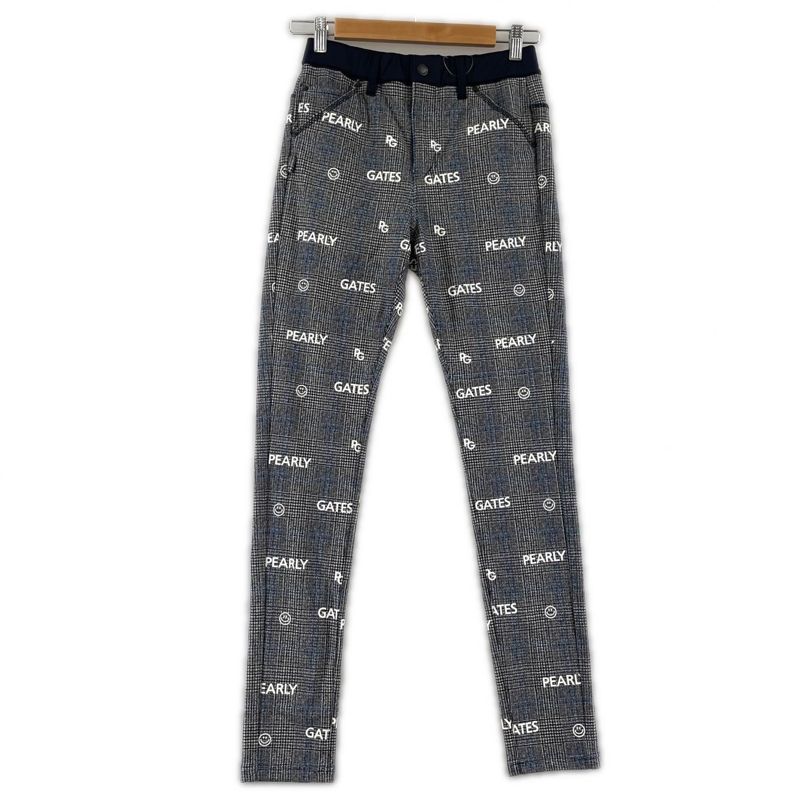 極美品 PEARLY GATES パーリーゲイツ チェック 秋冬 AW パンツ