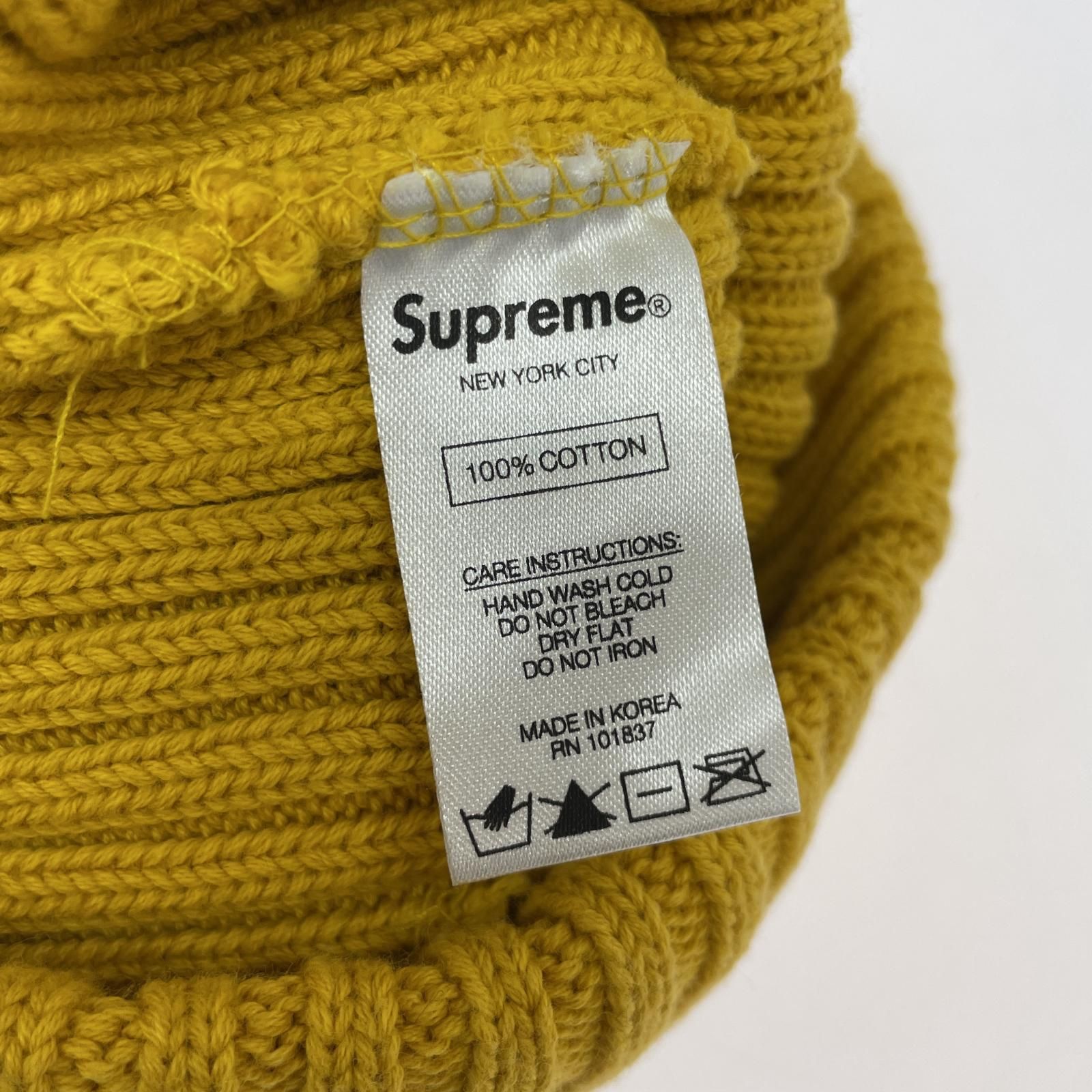 Supreme シュプリームニットキャップ/イエロー メンズ Supreme