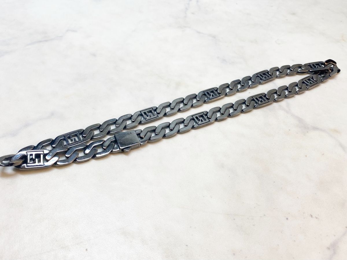 FENDI フェンディ チェーンネックレス FFロゴ 喜平風 フェンディ