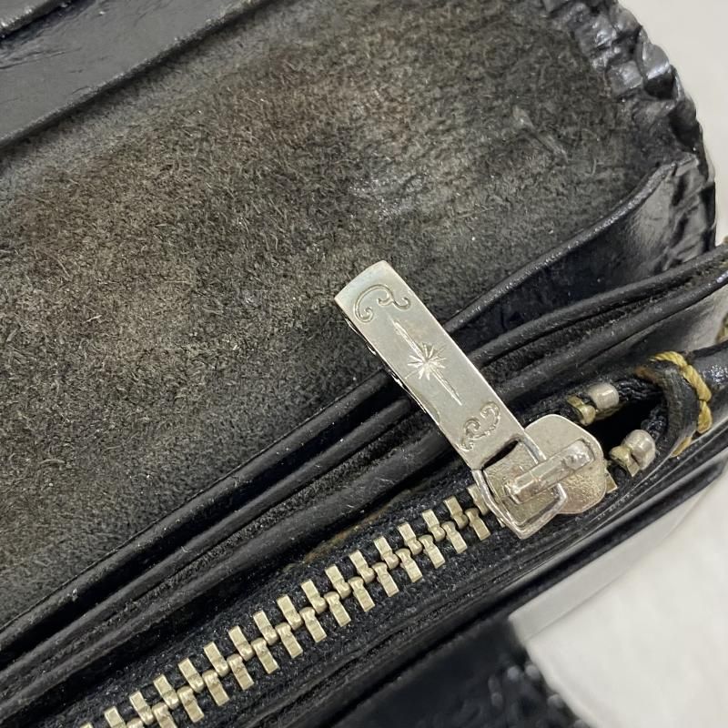 saad 長財布 黒 Surd SAAD サード カービング ロングウォレット 長財布 ブラック