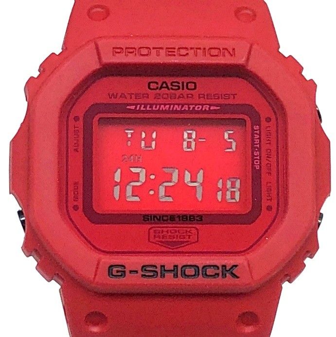 G-SHOCK ジーショック DW-5635C-4 35th ANNIVERSARY RED OUT 35周年 