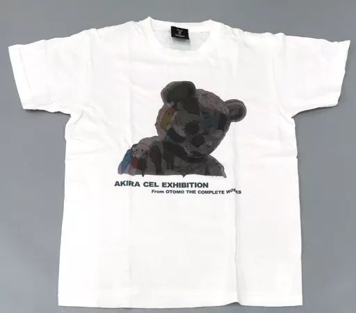 Tシャツ クマ Tシャツ ホワイト XLサイズ 大友克洋全集 AKIRAセル画展