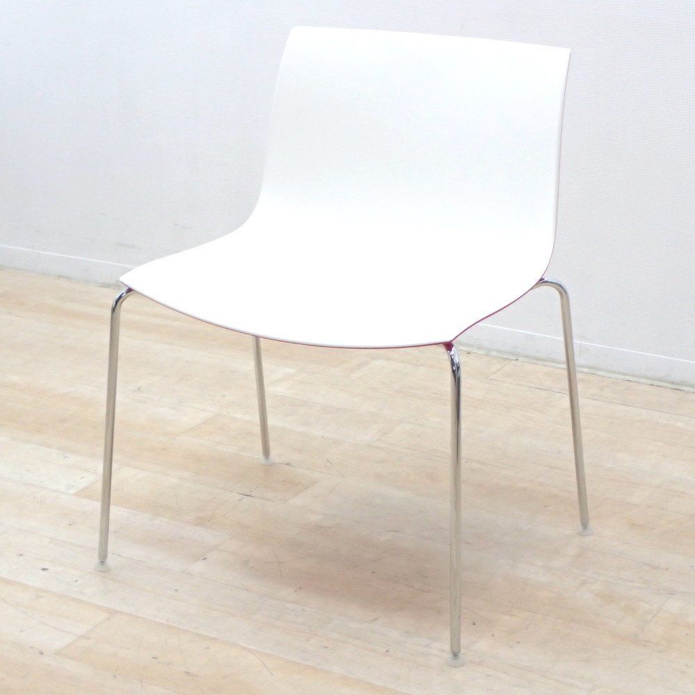 Arper アルペール Catifa53 キャティファ53 ミーティングチェア L491FB G914 レッド スタッキング イタリア EG18725 オフィス家