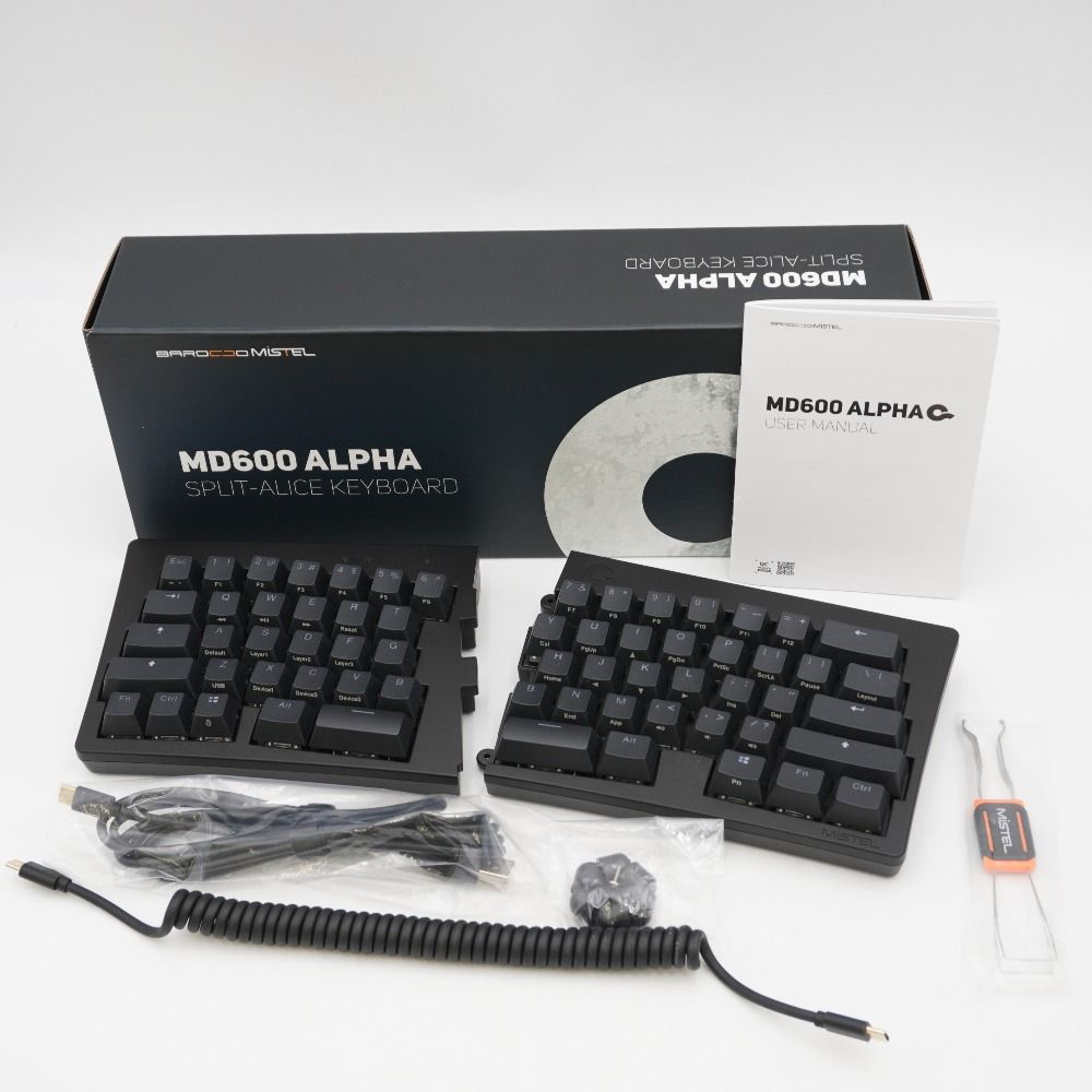 PC周辺機器 BAROCCOMiSTEL MD600 Alpha BT スプリット式メカニカルキーボード
